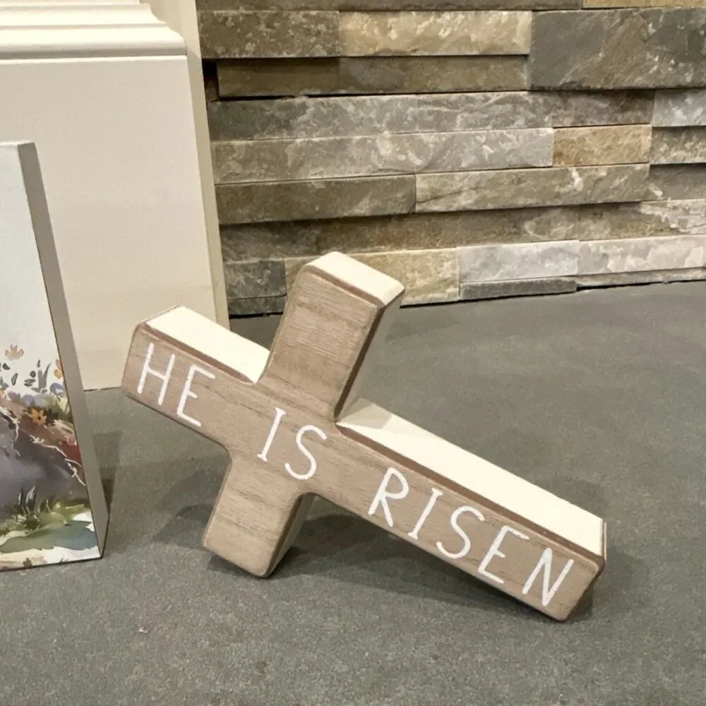 Hobby Lobby Easter 2026 Inspirational Table Pieces Church Figurine Cross Set